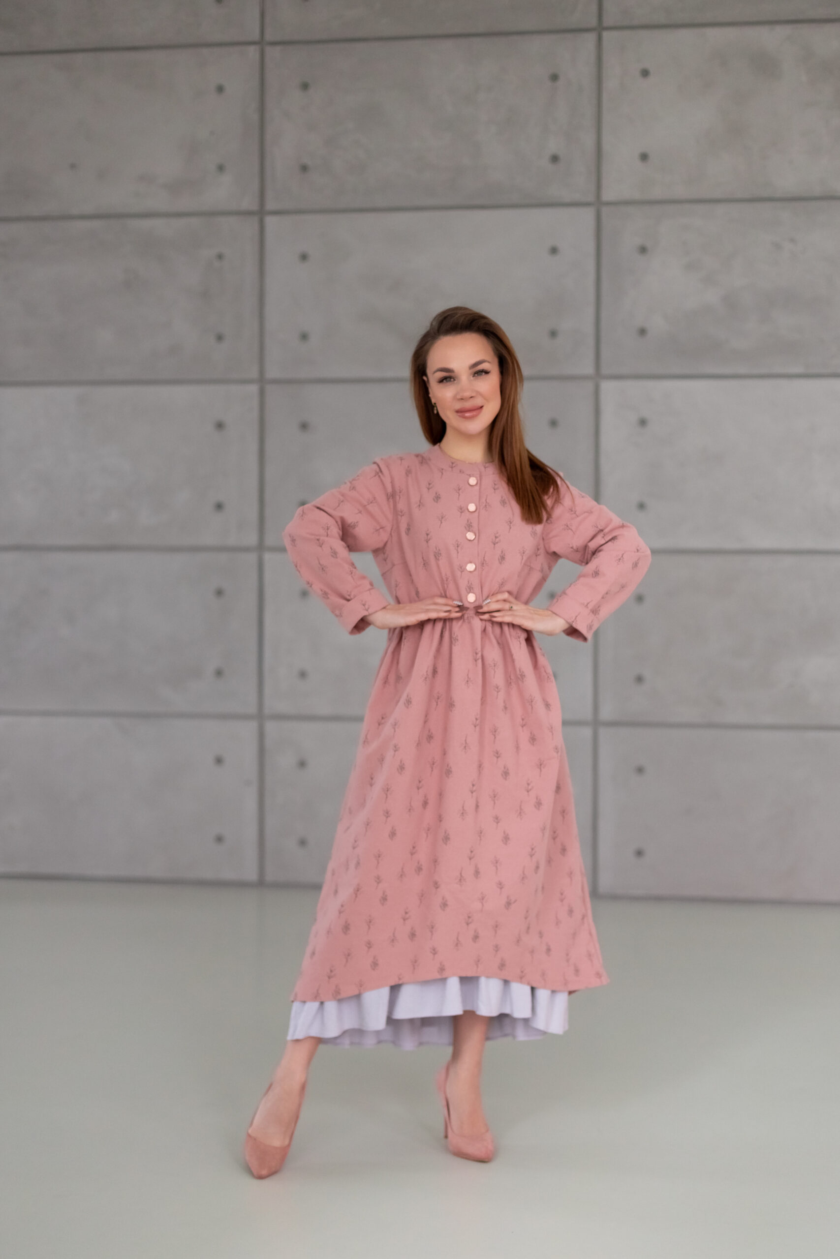 Платье «Элизабет» розовое