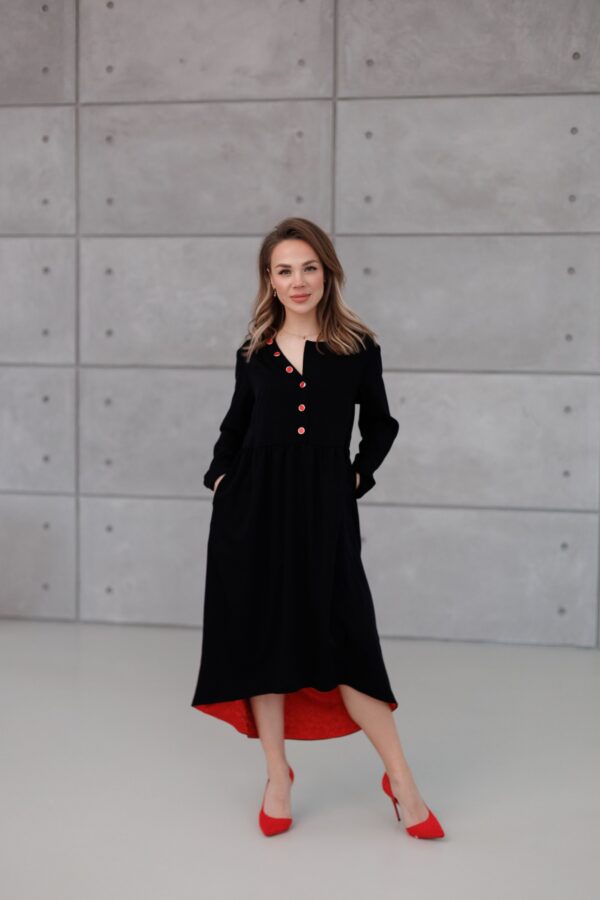 Платье «Асимметрия» в черном