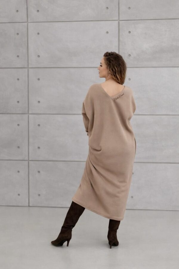 Платье парашют «Кофе с молоком»